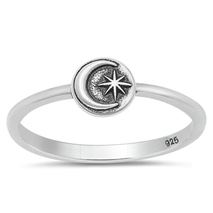 Starlight Ring - Sterling Silver Star Ring