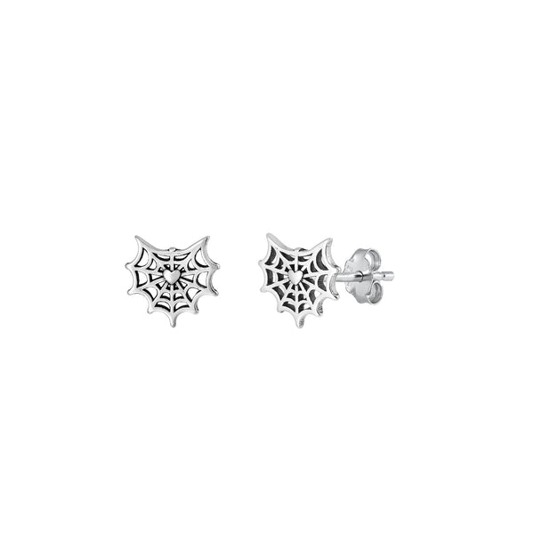 Web of Love Earrings - Sterling Silver